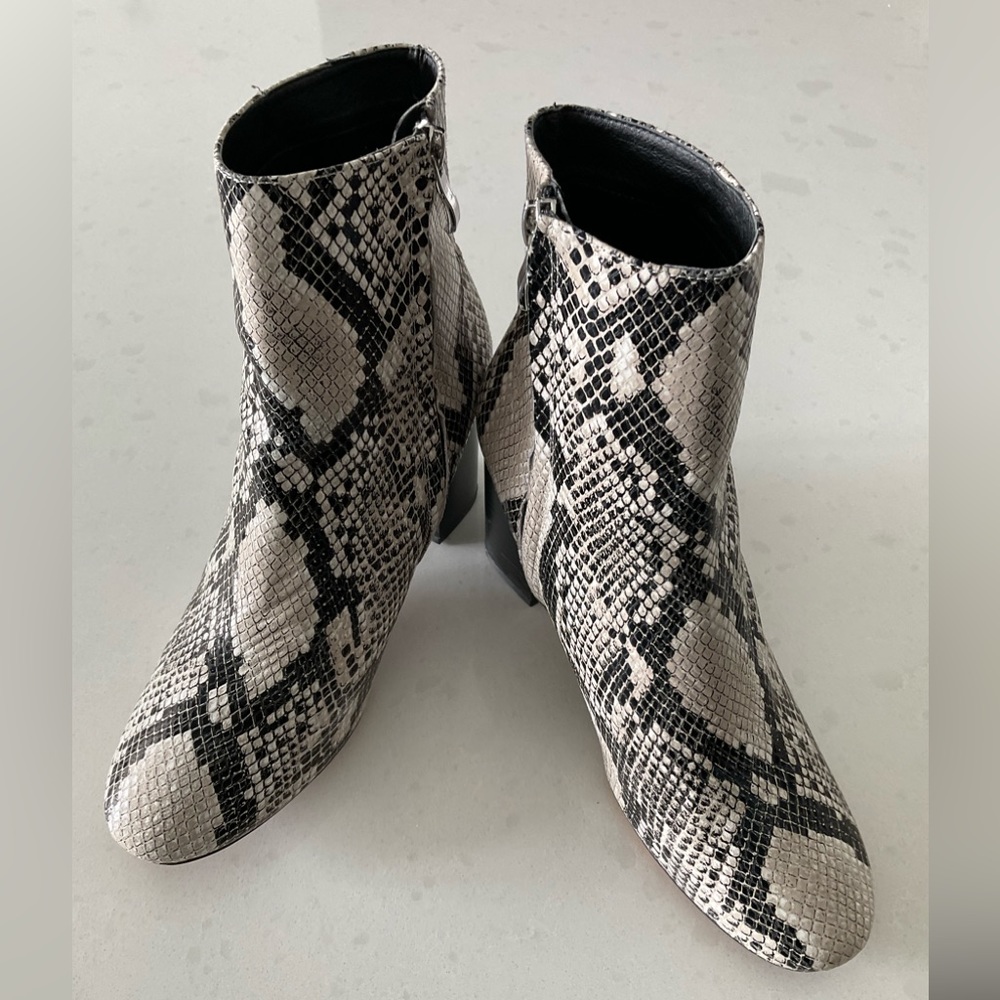 Halogen Snakeskin Boots